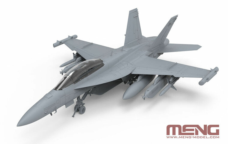 MENG-Model LS-019 Boeing EA-18G Growler Electronic Attack Aircraft Yellow Jackets Schaal 1:48