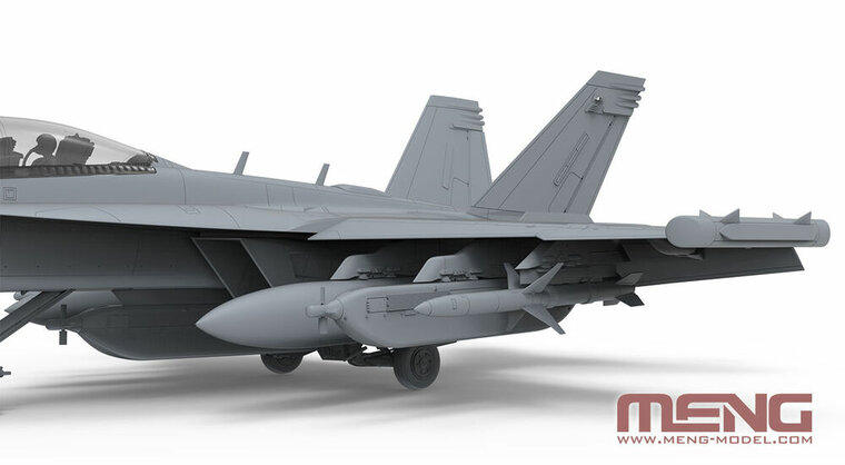 MENG-Model LS-019 Boeing EA-18G Growler Electronic Attack Aircraft Yellow Jackets Schaal 1:48