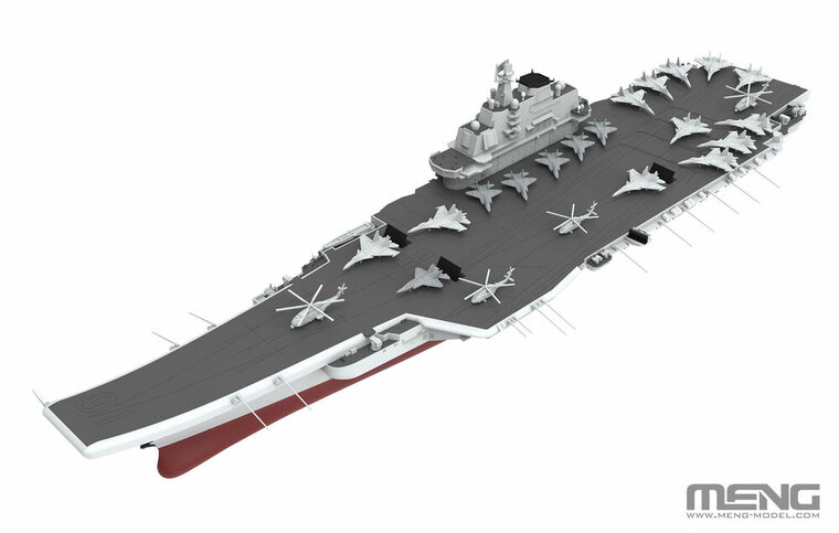 MENG-Model PS-010 Aircraft Carrier Liaoning Bouwpakket Schaal 1:700