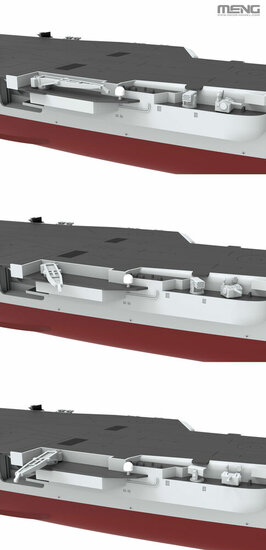 MENG-Model PS-010 Aircraft Carrier Liaoning Bouwpakket Schaal 1:700