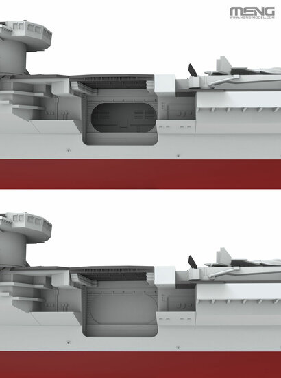 MENG-Model PS-010 Aircraft Carrier Liaoning Bouwpakket Schaal 1:700