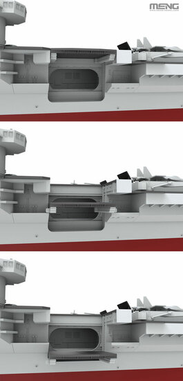 MENG-Model PS-010 Aircraft Carrier Liaoning Bouwpakket Schaal 1:700