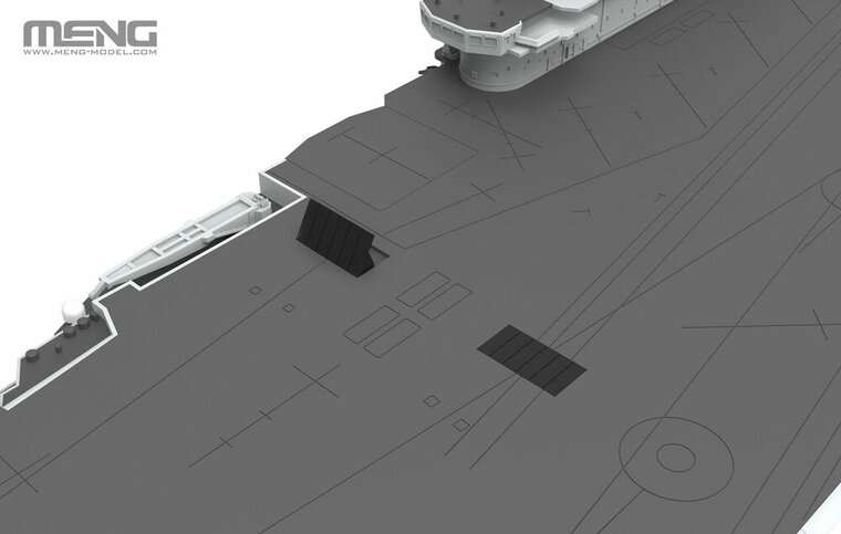 MENG-Model PS-010 Aircraft Carrier Liaoning Bouwpakket Schaal 1:700