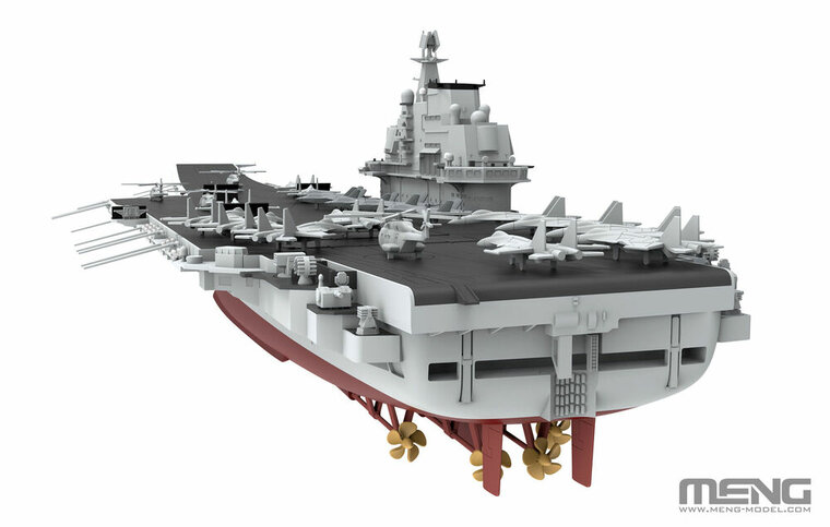 MENG-Model PS-010 Aircraft Carrier Liaoning Bouwpakket Schaal 1:700