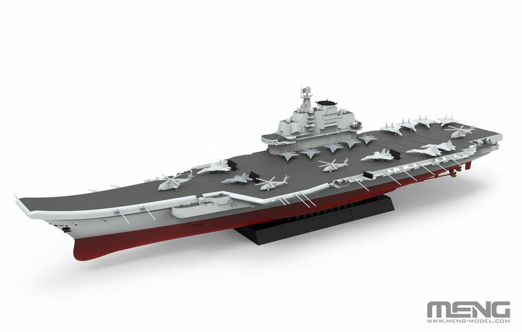 MENG-Model PS-010 Aircraft Carrier Liaoning Bouwpakket Schaal 1:700