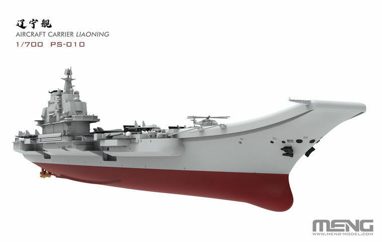 MENG-Model PS-010 Aircraft Carrier Liaoning Bouwpakket Schaal 1:700
