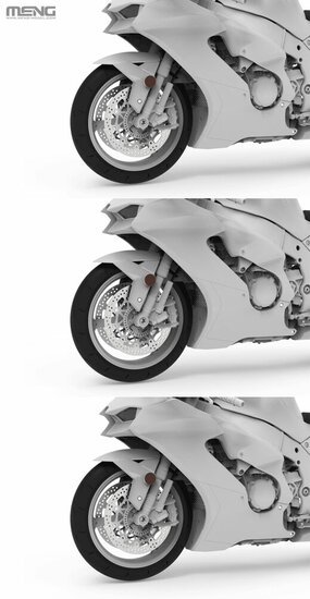 MENG-Model MT-007 Kawasaki Ninja ZX-10R Schaal 1:9