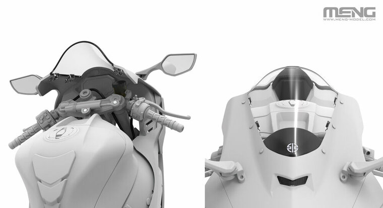 MENG-Model MT-007 Kawasaki Ninja ZX-10R Schaal 1:9