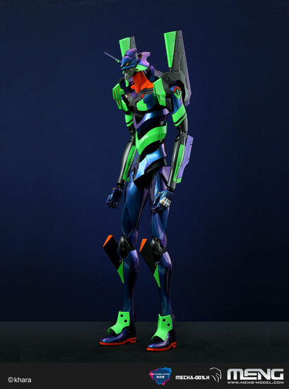 MENG-Model MECHA-001LH Multipurpose Humanoid Decisive Weapon, Artificial Human Evangelion Test Type-01 Ver.1.5 (Iridescent Pre-colored Edition)