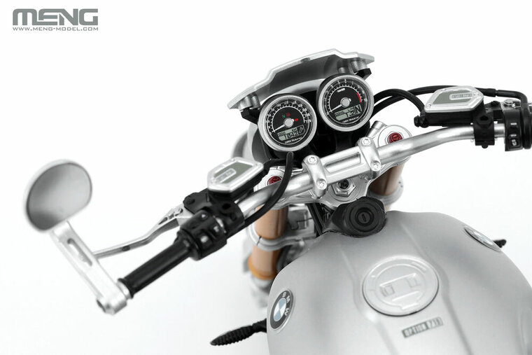 MENG-Model MT-003v BMW R nineT Option 719 Aluminium (Pre-colored Edition) Schaal 1:9