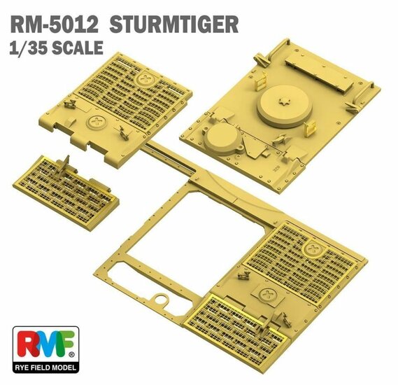 Rye Field Model 5012 Sturmtiger With Full Interior (To be Bouwpakket Schaal 1:35