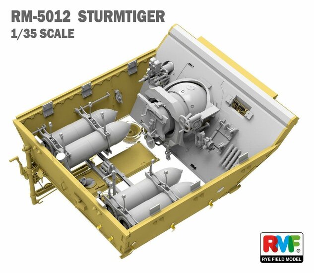 Rye Field Model 5012 Sturmtiger With Full Interior (To be Bouwpakket Schaal 1:35