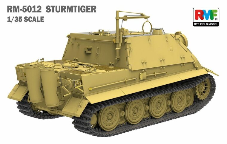 Rye Field Model 5012 Sturmtiger With Full Interior (To be Bouwpakket Schaal 1:35