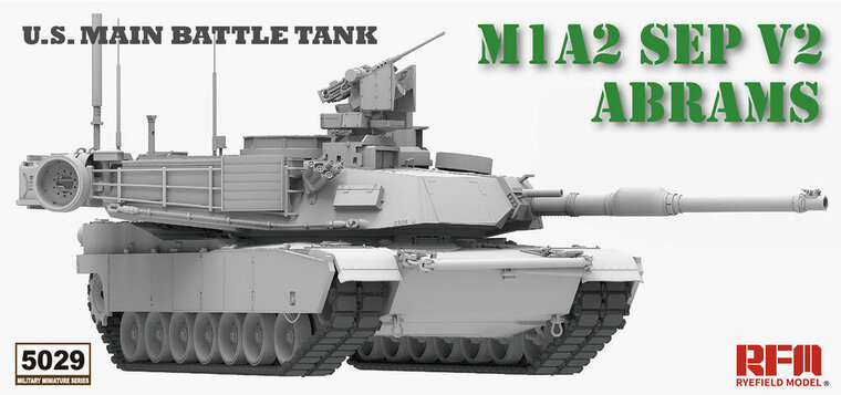 Rye Field Model 5029 M1A2 SEP V2 ABRAMS Bouwpakket Schaal 1:35