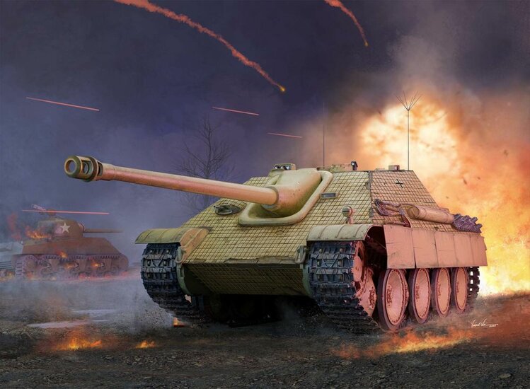 Trumpeter 00934 German Sd.Kfz 173 Jagdpanther Early Version Bouwpakket Schaal 1:16