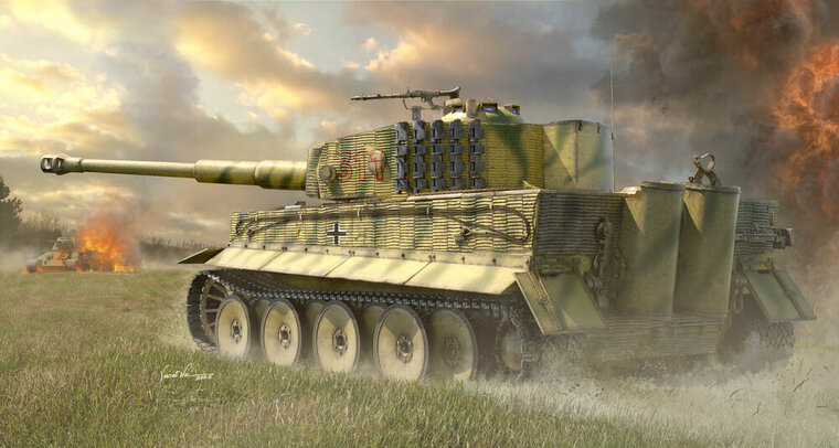 Trumpeter 00944 Pz.Kpfw.VI Ausf.E Sd.Kfz.181 Tiger I (Medium Production) Bouwpakket Schaal 1:16