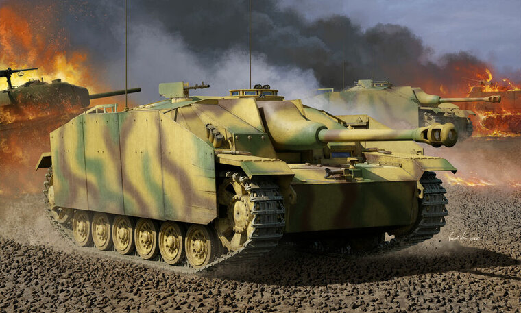 Trumpeter 00947 StuG.III Ausf.G Late Production(2in1) Bouwpakket Schaal 1:16
