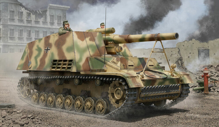 Trumpeter 00953 German Sd.Kfz. 165 Hummel (Late Production) Modellbausatz Ma&szlig;stab 1:16