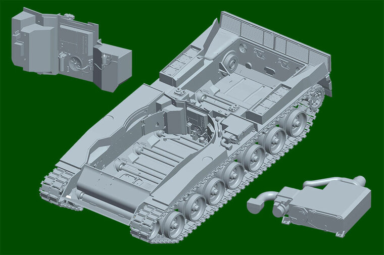 Trumpeter 00966 German Leopard 2A6 MBT Bouwpakket Schaal 1:16