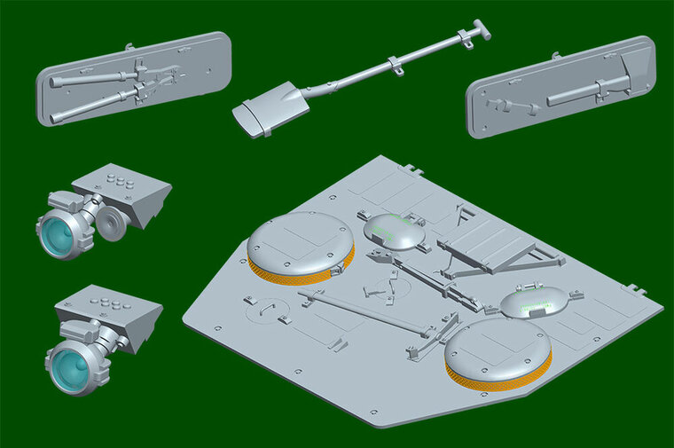 Trumpeter 00966 German Leopard 2A6 MBT Bouwpakket Schaal 1:16