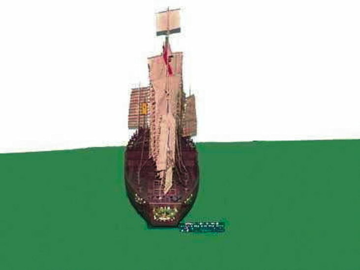 Trumpeter 01202 Chinesische Dschunke Chengho 1405-1430 Bouwpakket Schaal 1:60