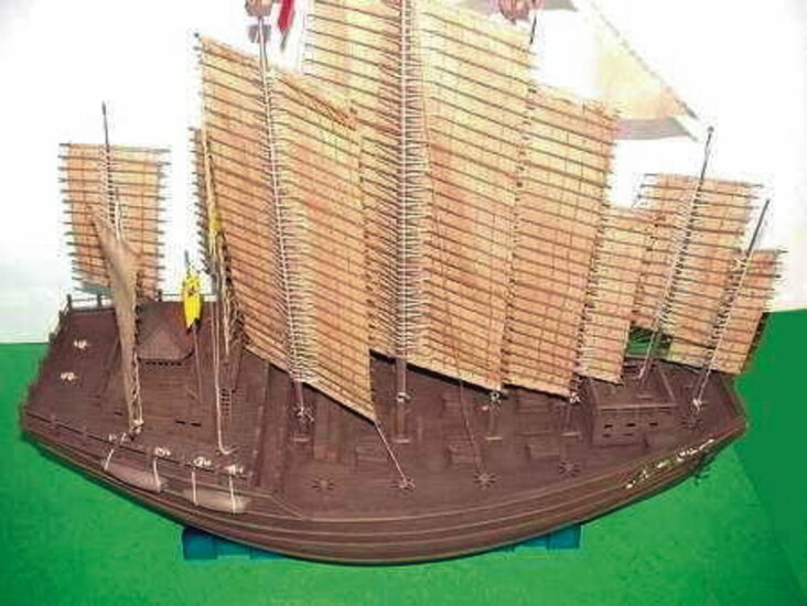 Trumpeter 01202 Chinesische Dschunke Chengho 1405-1430 Bouwpakket Schaal 1:60
