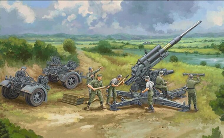 Trumpeter 02359 German 8.8cm Flak 36/37 Bouwpakket Schaal 1:35