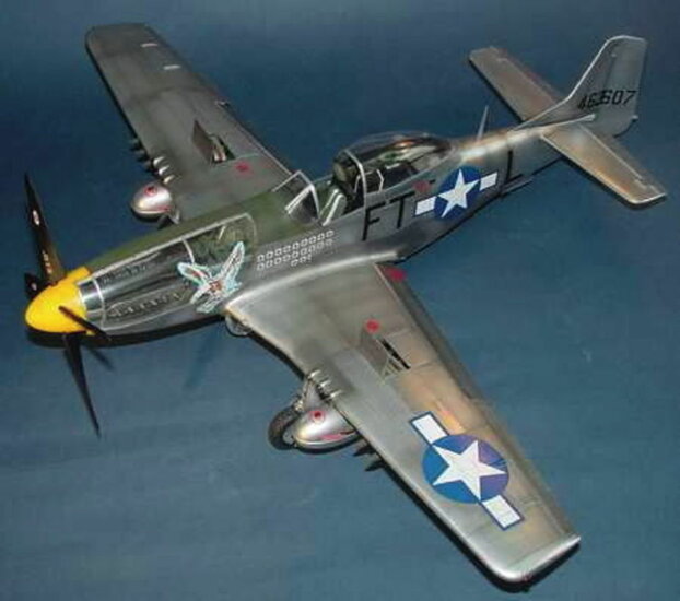 Trumpeter 02401 North American P-51 D Mustang IV Bouwpakket Schaal 1:24