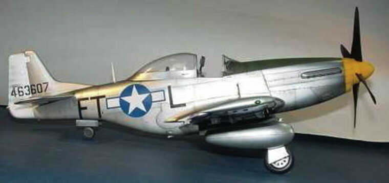 Trumpeter 02401 North American P-51 D Mustang IV Bouwpakket Schaal 1:24