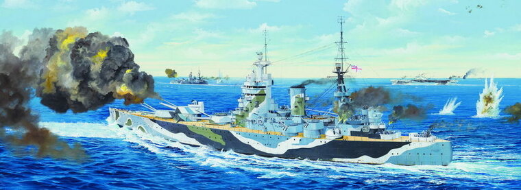 Trumpeter 03709 HMS Rodney Bouwpakket Schaal 1:200