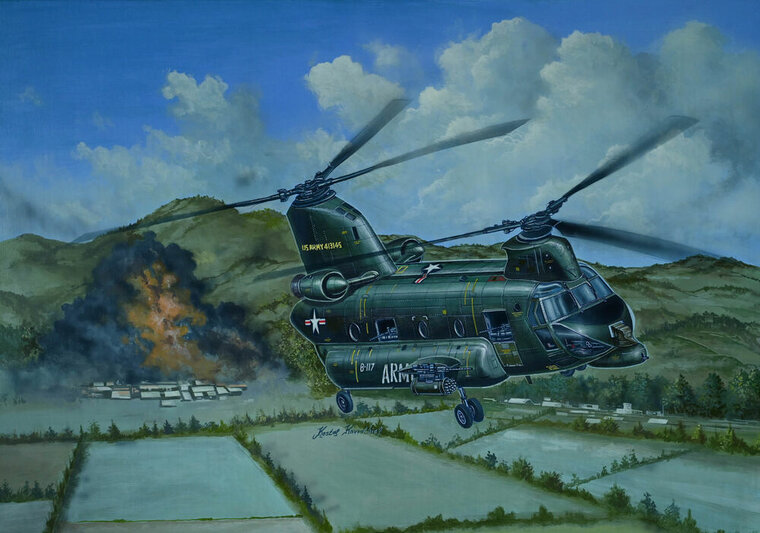 Trumpeter 05113 ACH-47A Armored Chinook Schaal 1:35