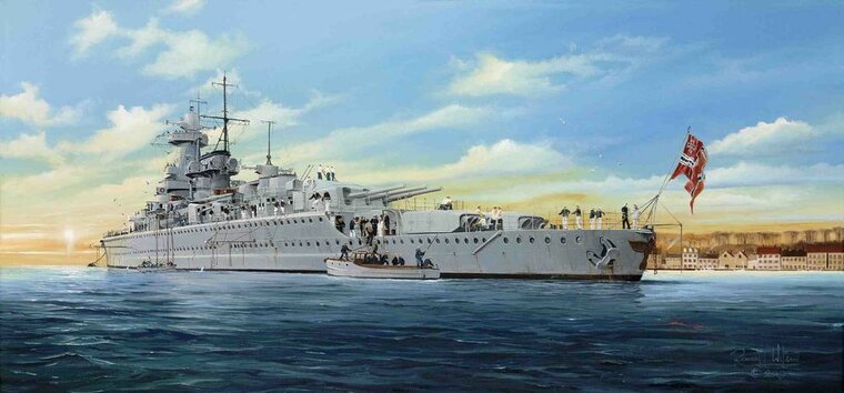 Trumpeter 05316 Pocket Battleship (Admiral Graf Spee) Bouwpakket Schaal 1:350
