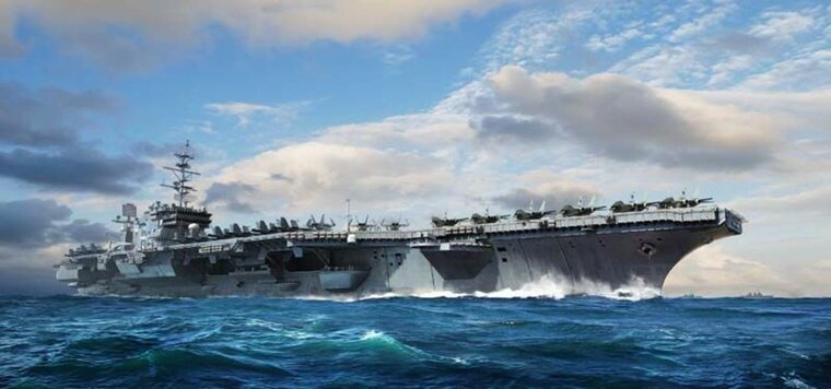 Trumpeter 06715 USS Constellation CV-64 Bouwpakket Schaal 1:700