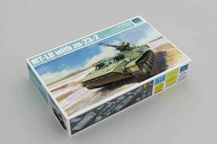 Trumpeter 09618 MT-LB with zu-23-2 Bouwpakket Schaal 1:35