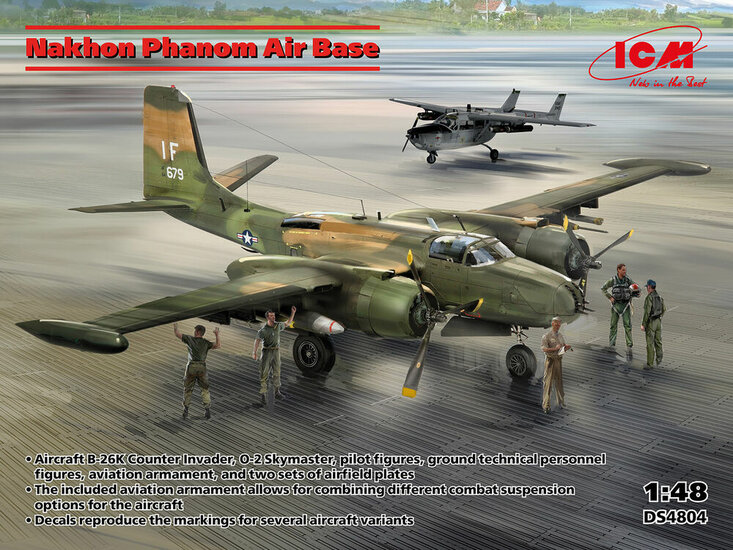 ICM DS4804 Nakhon Phanom Air Base Bouwpakket Schaal 1:48