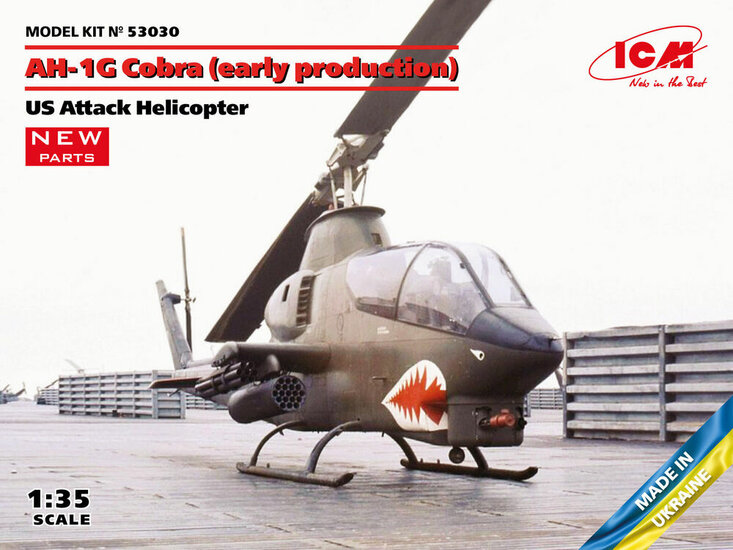 ICM 53030 AH-1G Cobra (early production), US Attack Helicopter Schaal 1:35