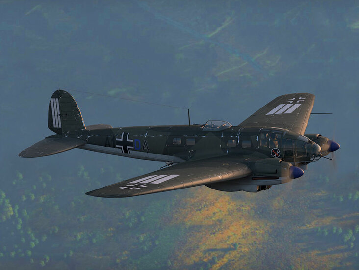 ICM 48261 He 111H-3 WWII German Bomber (100% new molds) Bouwpakket Schaal 1:48