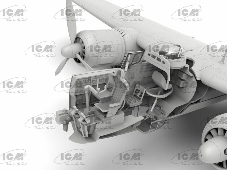 ICM 48273 Do 217K-1, WWII German bomber Schaal 1:48