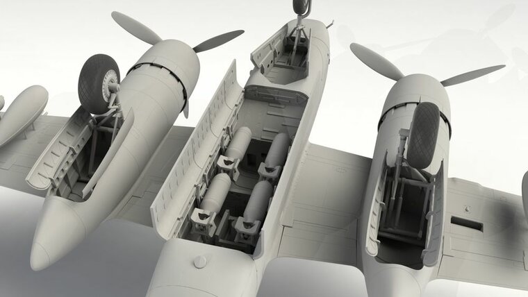 ICM 48281 B-26B-50 Invader, Korean War American Bomber Bouwpakket Schaal 1:48