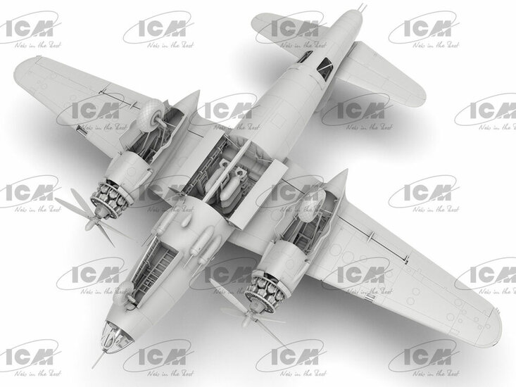 ICM 48320 B-26B Marauder, WWII American Bomber (100% new molds) Bouwpakket Schaal 1:48