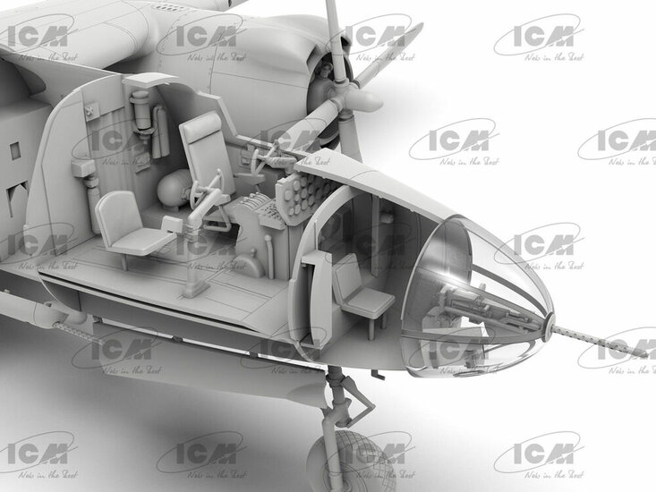 ICM 48320 B-26B Marauder, WWII American Bomber (100% new molds) Bouwpakket Schaal 1:48