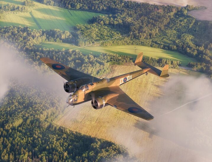 ICM 48352 HP.52 Hampden B.Mk.I WWII British bomber (100% new molds) Ma&szlig;stab 1:48
