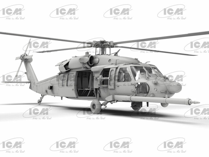 ICM 48360 MH-60L Black Hawk, US Special Forces Helicopter (100% new molds) Bouwpakket Schaal 1:48