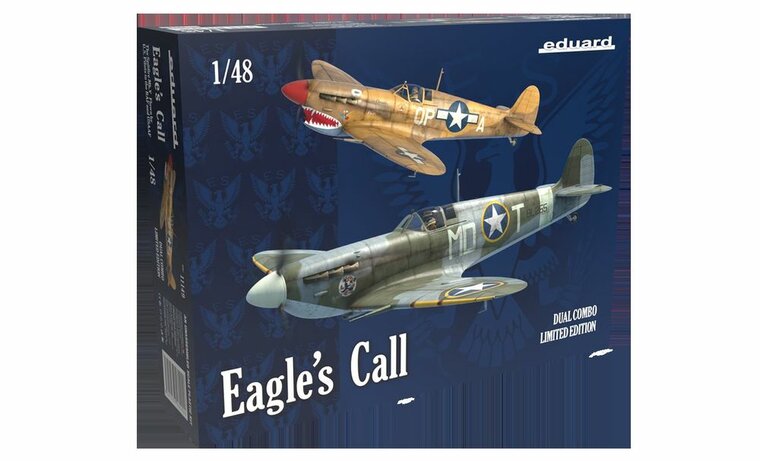 Eduard Plastic Kits 11149 EAGLE&acute;s CALL DUAL COMBO, Limited edition Bouwpakket Schaal 1:48