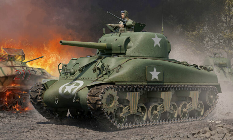 I LOVE KIT 61617 M4A1Medium Tank - Late Bouwpakket Schaal 1:16