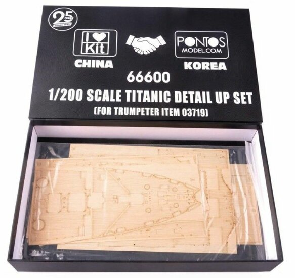 I LOVE KIT 66600 Titanic detail up set (for Trumpeter item 03719) Schaal 1:200