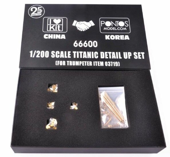 I LOVE KIT 66600 Titanic detail up set (for Trumpeter item 03719) Schaal 1:200