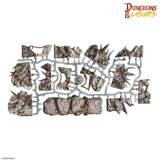 Archon Studio DNL0115 Demonic Caves Pre-Painted