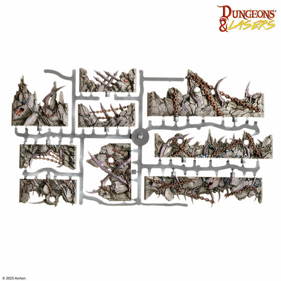 Archon Studio DNL0115 Demonic Caves Pre-Painted