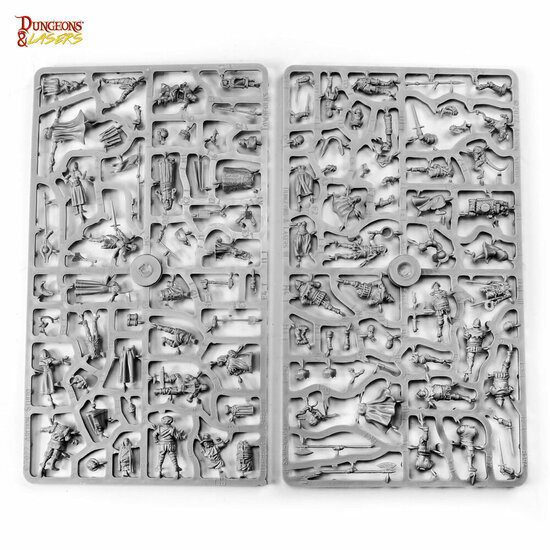 Archon Studio DNL0036 Dungeons &amp; Lasers Miniatures: TOWNSFOLK MINIATURE PACK